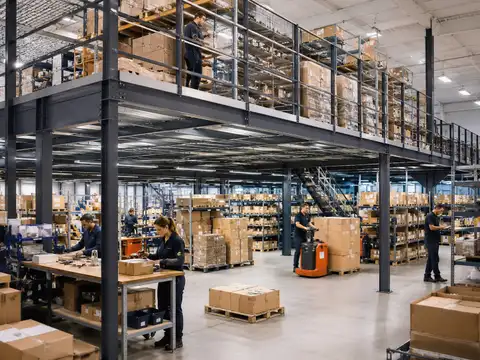 Modern lithium-ion forklift battery compared with a traditional lead-acid industrial forklift battery